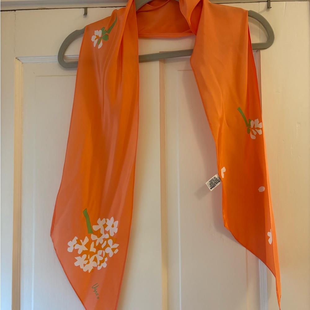 Veresa by Vera Vintage Tangerine Blossom Scarf